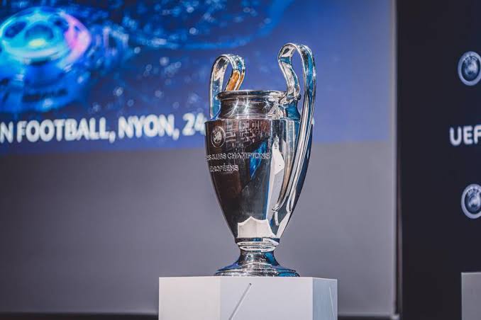 UEFA Champions League stadium and football